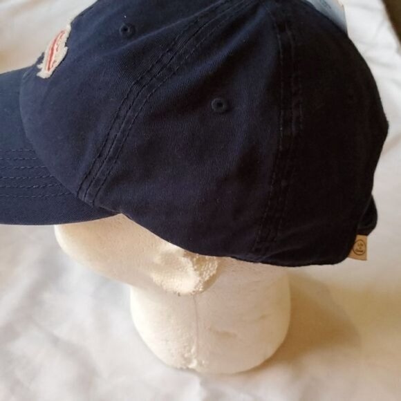 Life is Good Embellished Adjustabl A Tattered Chill Ballyard Script BaseBall Hat - Picture 6 of 12